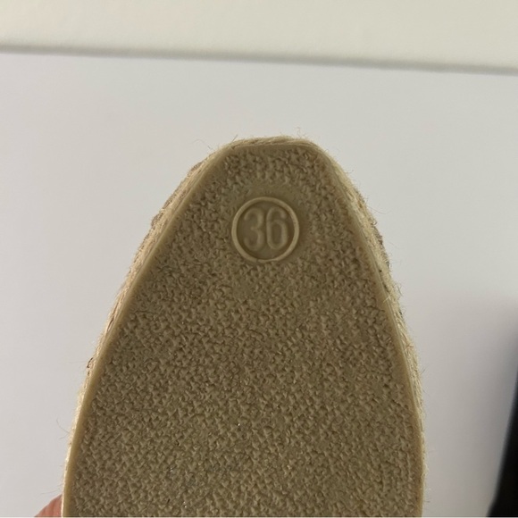 Salvi SV Slingback Espadrille Flats Euro Summer Sandal Brown Size EU36 US 5.5 - Picture 10 of 12